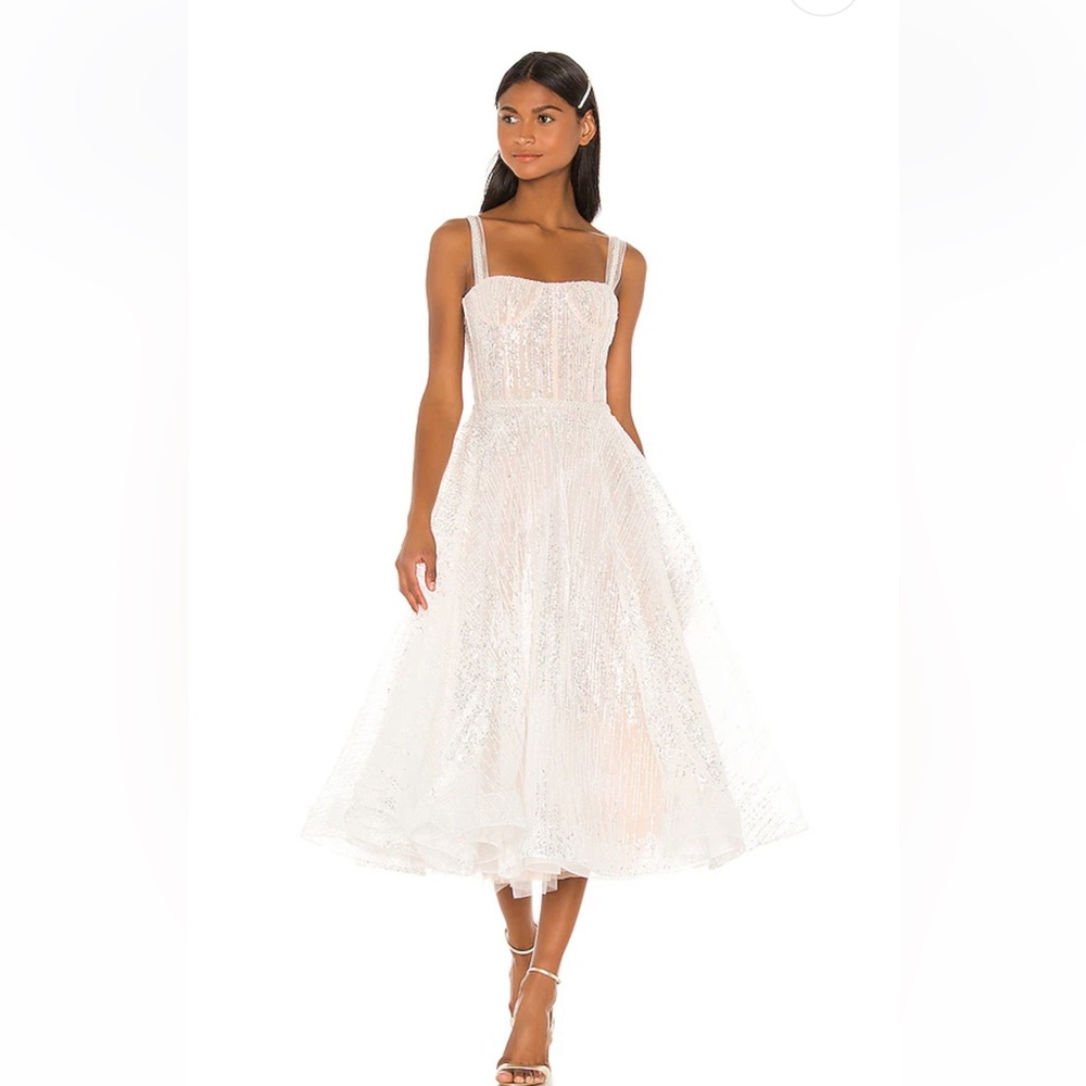 Bronx and Banco Mademoiselle Bridal Midi Dress